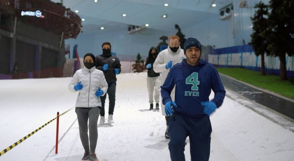 DXB Snow Run takes place at Ski Dubai in the Mall of the Emirates this Friday morning.