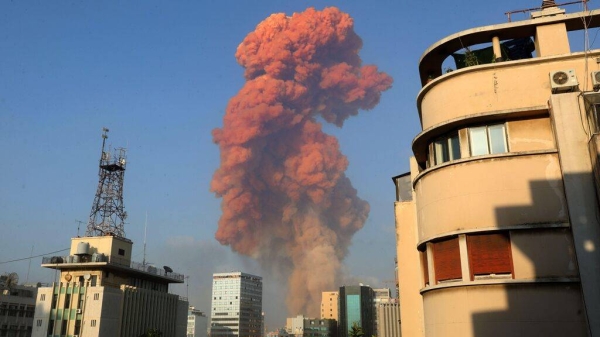 About 85 % of grain silos in Lebanon’s capital town of Beirut were reportedly destroyed in last week's explosion. — Courtesy photo
