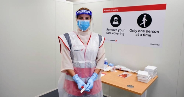 Collinson and Swissport have on Thursday announced their facility for COVID-19 testing is set up and ready for use at Heathrow Airport.