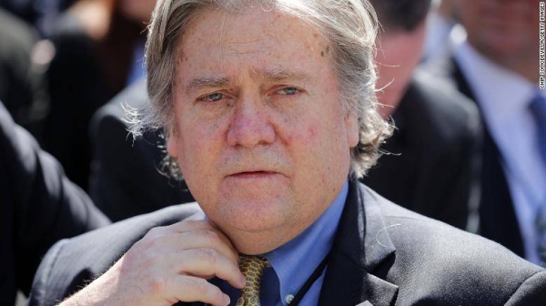 Former White House chief strategist Steve Bannon was arrested on Thursday after being charged with defrauding hundreds of thousands of donors through his “We Build the Wall” fundraising campaign. — Courtesy photo