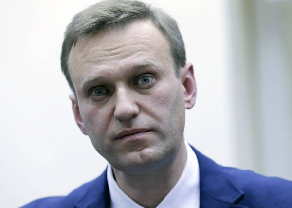 File photo of Russian activist Alexei Navalny.