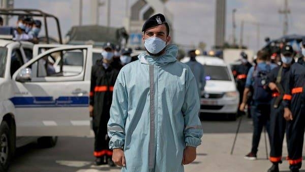 Wearing protecting gear, members of Hamas security forces man Rafah border crossing in this file photo.
