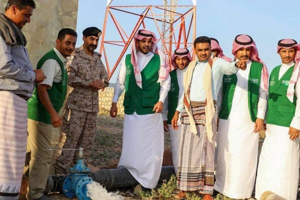 The project has helped alleviate the suffering of the people in the district from acute water shortages, especially during summer and autumn seasons when water supplies are frequently interrupted, sometimes lasting for a full week. — SPA photos
