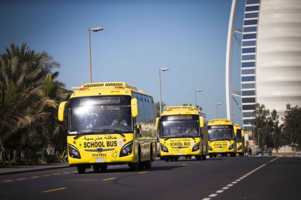 Mohammed Abdullah Al Jarman, the general manager of Emirates Transport, highlighted the company’s keenness to offer safe, regular and sustainable school transportation according to the highest standards, in line with the precautionary and preventive measures adopted by relevant authorities and its strategic partners from around the country aimed at protecting children, their parents, and workers from the coronavirus, COVID-19, pandemic. — WAM photos
