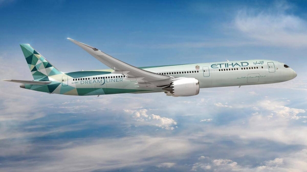 An Etihad Airways 787-10 Dreamliner decked out with special equipment that can enhance safety and reduce CO2 emissions and noise has commenced flight testing this week for Boeing’s ecoDemonstrator program. — Courtesy photo