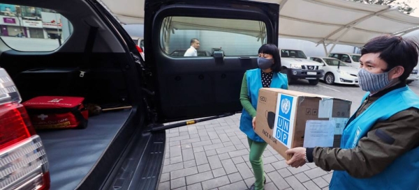 The UN Development Program donated 20,000 surgical masks to Viet Nam’s Ministry of Health (MOH) to help protect vital healthcare workers from COVID-19. — courtesy UNDP Viet Nam/Nguyen Khanh
