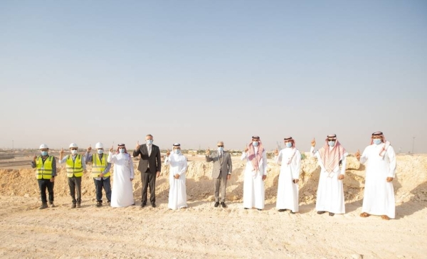 Minister of Tourism, Ahmed Al-Khateeb, at the headquarters of the Diriyah Gate Development Authority. — Courtesy photos
