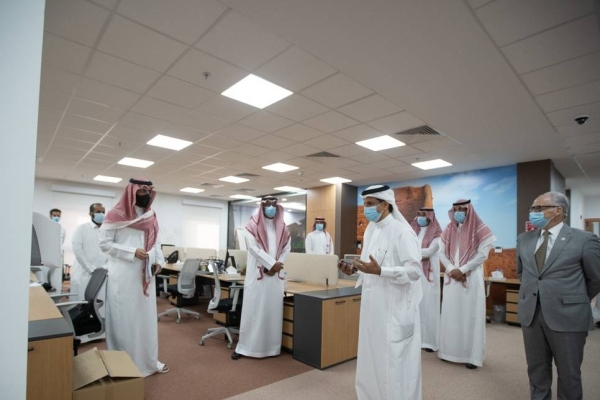 Minister of Tourism, Ahmed Al-Khateeb, at the headquarters of the Diriyah Gate Development Authority. — Courtesy photos
