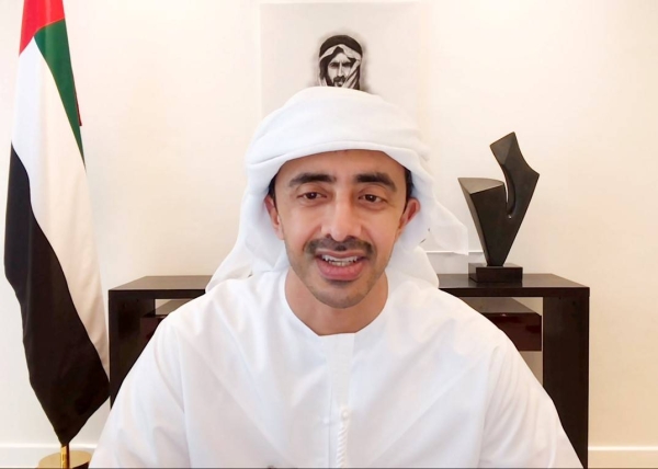  Foreign Minister of the United Arab Emirates Sheikh Abdullah bin Zayed Al Nahyan has valued the positive role played by the Palestinian community in the UAE's development drive, reaffirming that the Emirates will continue to embrace and unswervingly support the Palestinians and their cause. — WAM photos