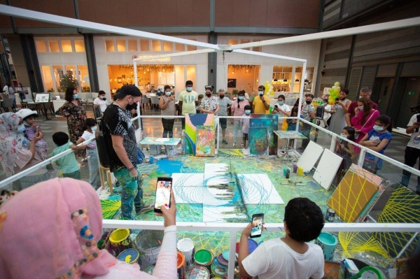 The fifth edition of Dubai Canvas, the 3D art festival organized by Brand Dubai, the creative arm of the Dubai Media Office, in partnership with Meraas, came to a close on Monday after entertaining audiences with live art shows, performances and immersive art experiences. — WAM photos