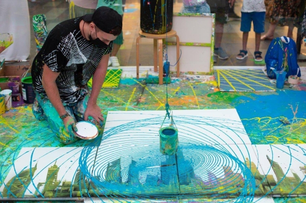 The fifth edition of Dubai Canvas, the 3D art festival organized by Brand Dubai, the creative arm of the Dubai Media Office, in partnership with Meraas, came to a close on Monday after entertaining audiences with live art shows, performances and immersive art experiences. — WAM photos