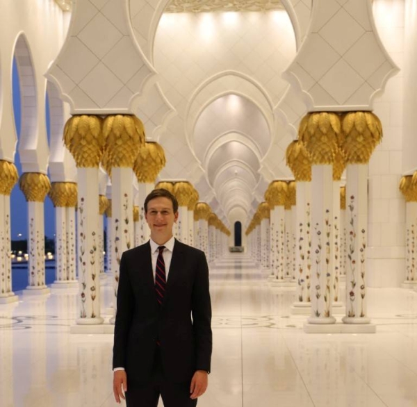 Jared Kushner, the senior adviser to the US President Donald Trump, and an accompanying delegation visited the Sheikh Zayed Grand Mosque in Abu Dhabi, as part of his official visit to the United Arab Emirates. — WAM photos