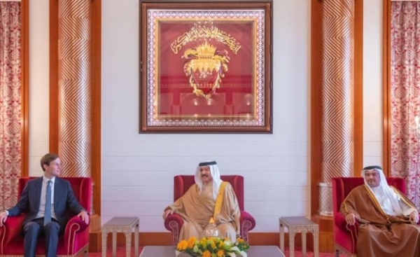 The Gulf region’s stability and solidarity depend “in all situations” on Saudi Arabia, said Bahrain’s King Hamad Bin Isa Khalifa during his meeting on Tuesday with Jared Kushner, senior adviser to US President Donald Trump, and an accompanying delegation. — Courtesy Bahrain News Agency 