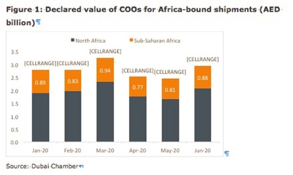 Value of Dubai Chamber members’ exports to Africa up 20% in June 2020