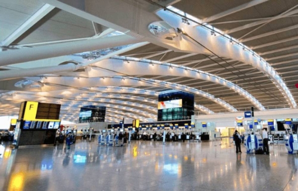 File photo of Heathrow Airport terminal.