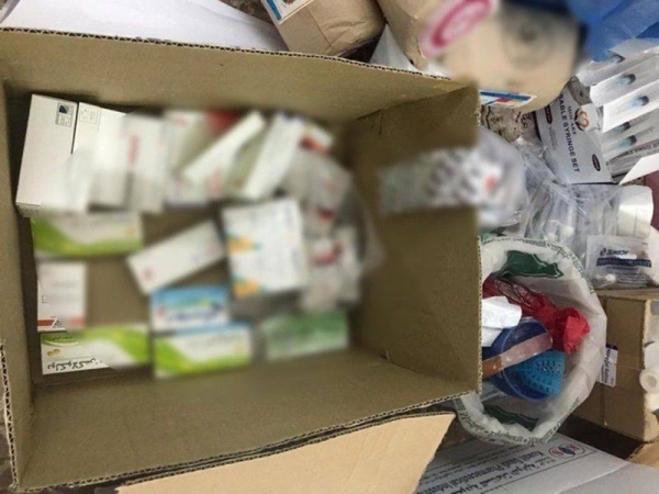 Some of the seized medicines. — Courtesy photo
