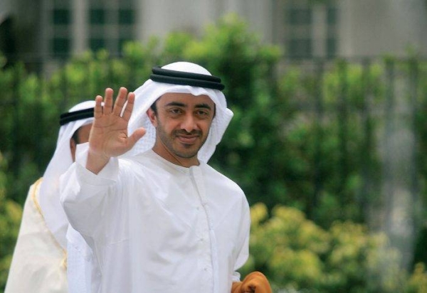 UAE Foreign Minister Abdullah Bin Zayed Al-Nahyan