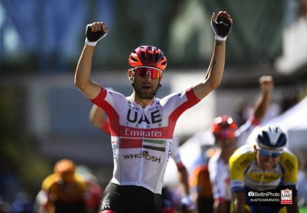  Diego Ulissi put in a confident performance to take his first win of the season on stage 1 of the Skoda-Tour of Luxembourg (2.Pro).