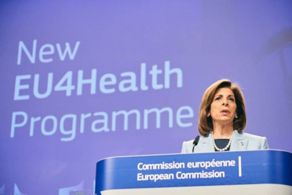 File photo of the EU4Health program — the EU's response to COVID-19.