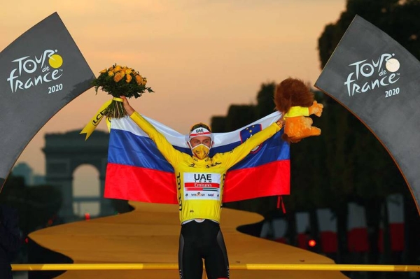 Tadej Pogacar, the youngest Tour de France champion of the 21st century.