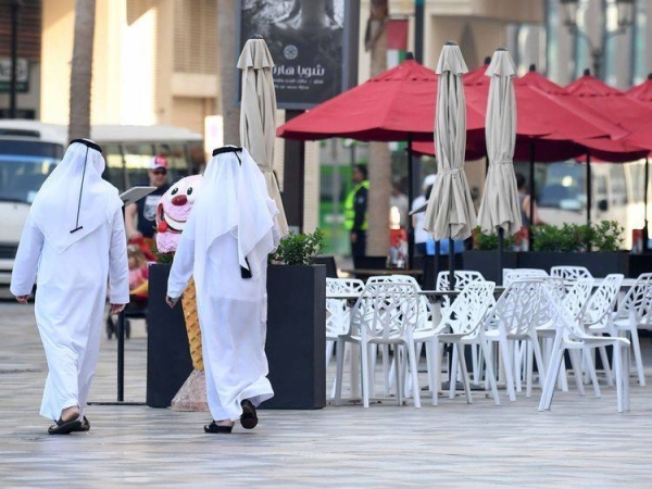 Authorities shut down a café in Al Seef area of Dubai on Sunday for not committing to COVID-19 precautionary measures, most notably physical distancing. — Courtesy photo
