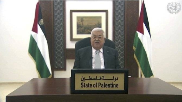 Palestinian President Mahmoud Abbas highlighted the suffering of his people and the misery they experience every day “while the world stands by watching” as he addressed the United Nations General Assembly on Friday via a pre-recorded video. — Courtesy photo
