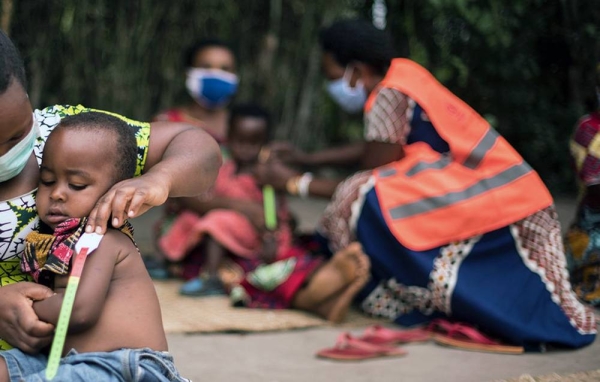 The World Food Progam is running preventive nutrition and treatment programs in refugee settlements in Uganda, to support families during the coronavirus pandemic. — courtesy WFP/Hugh Rutherford