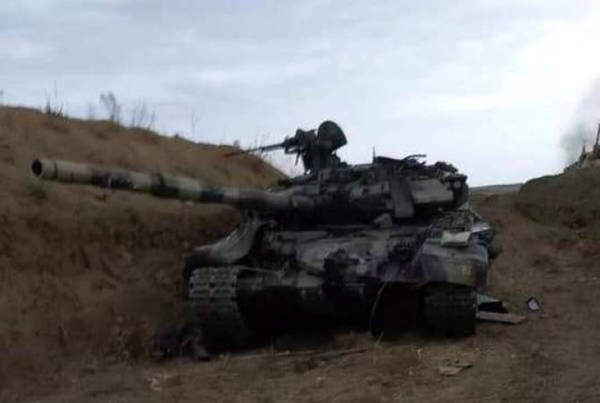 The Armenian Ministry of Defense has released images of the wreckage of an Azerbaijani T-90 tank during the fighting.