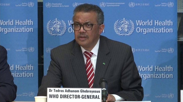 WHO Director-General Tedros Ghebreyesus 