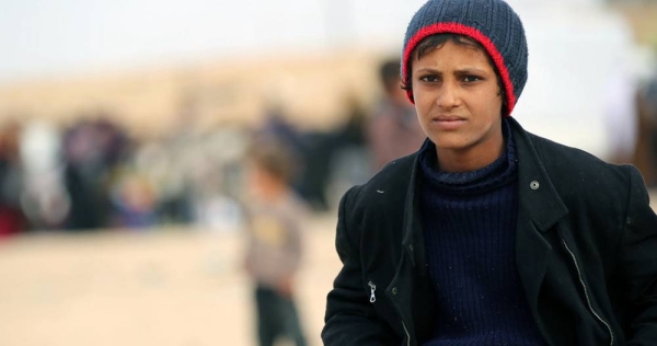 
A 12 year-old boy who fled to the Al-Hol camp in northeastern Syria says, “it’s very cold here and at night, the wind is so strong and cold that blankets are not enough to heat up”. — courtesy UNICEF/Delil Souleiman