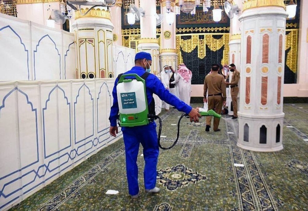 The Prophet’s Mosque witnessed on Sunday the second phase of gradual resumption of performing prayers within Al-Rawdah Al-Sharifah.