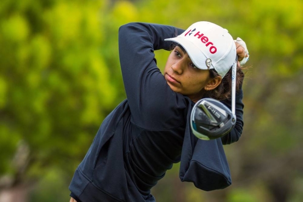 Diksha Dagar of India during a practice round of Ladies European Tour 2020. Investec South African Women's Open. Westlake Golf Club, Westlake, Cape Town, South Africa. — courtesy Tristan Jones
