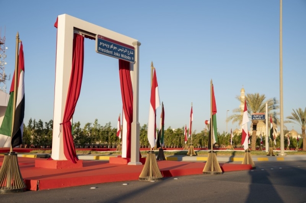 Abu Dhabi Crown Prince Sheikh Mohamed bin Zayed Al Nahyan, who is also the deputy supreme commander of the UAE armed forces, has directed to build a mosque named after Indonesian President Joko Widodo, in Diplomatic Area in Abu Dhabi. — WAm photos