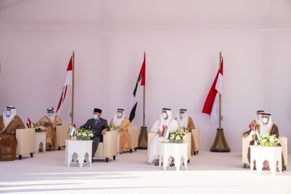 Abu Dhabi Crown Prince Sheikh Mohamed bin Zayed Al Nahyan, who is also the deputy supreme commander of the UAE armed forces, has directed to build a mosque named after Indonesian President Joko Widodo, in Diplomatic Area in Abu Dhabi. — WAm photos