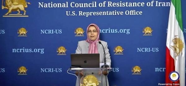 Alireza Jafarzadeh, deputy director of the NCRI-US Representative Office, exposes a new nuclear site in Iran that is involved in the regime's weaponization program at a press conference in Washington.