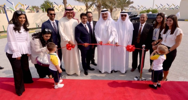Bahrain's Labor and Social Development Minister Jameel bin Mohammed Ali Humaidan is seen opening a nursery in this file picture. — BNA photo