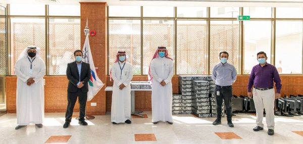 Sadara recently donated computer equipment and supplies to “Ertiqa”, a non-profit association as well as to a Jubail high school for girls.