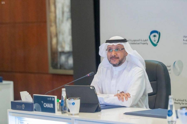 Saudi Arabia’s Commerce Minister Majid Al-Qasabi highlighted the effects of the coronavirus pandemic and the challenges it posed to intellectual property during the global intellectual property challenges forum on Monday. — SPA photos