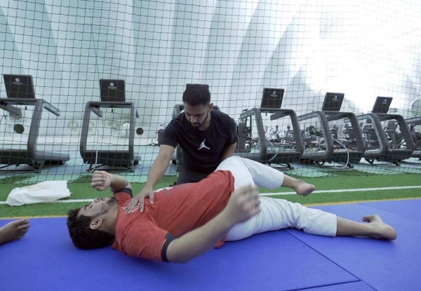 Physiotherapist Hiten Maisuria, 32, has been an important addition to the UAE’s jiu-jitsu team’s technical staff, 