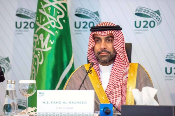 U20 Chair Fahd Al-Rasheed, president of the Royal Commission for Riyadh City.