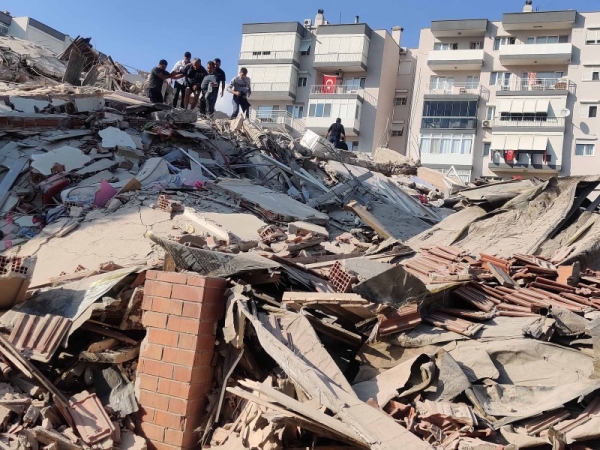 At least fourteen people have been killed in Turkey and Greece after a powerful earthquake hit the Aegean Sea on Friday afternoon. — Courtesy photo
