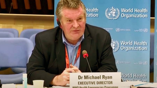 WHO's top emergency expert Mike Ryan in this file photo.