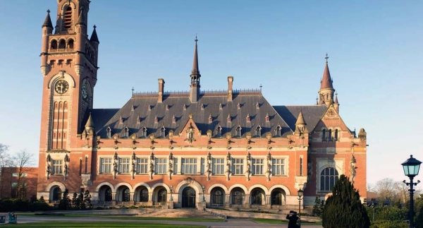 

An outside view of the Peace Palace in The Hague (Netherlands), which has been the seat of the International Court of Justice since 1946. — courtesy UN Photo/ICJ-CIJ