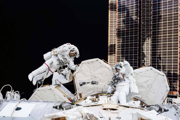 Monday marks two decades of a steady stream of people living in ISS — International Space Station. — courtesy NASA