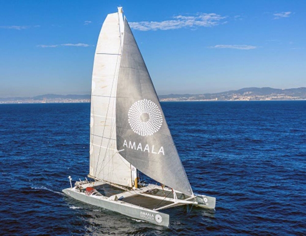 AMAALA CEO Nicholas Napels, left, with OceanoScientific crew before the two-week scientific expedition. — courtesy  AETOSWire