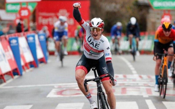 UAE Team Emirates' Jasper Philipsen earned the biggest career win on the 15th stage of the La Vuelta ahead of German duo Pascal Ackermann (Bora-Hansgrohe) and Jannik Steimle (Deceuninck Quick-Step).