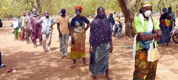 World Food Programme (WFP) food distribution in Kaya, Burkina Faso. — Courtesy photo