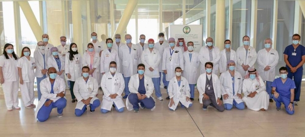 King Faisal Specialist Hospital & Research Centre (KFSH&RC) has performed 5 simultaneous organ transplantations; small bowel, liver, heart and kidney within 10 hours for 5 patients suffering from organ failure, of whom one was a 23 months’ old baby.