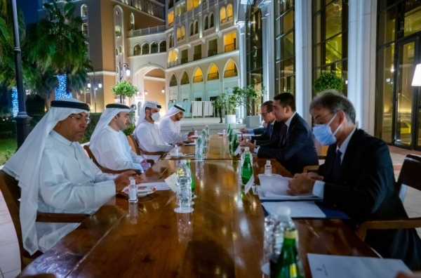 Foreign Minister of the United Arab Emirates Sheikh Abdullah bin Zayed Al Nahyan on Monday held talks here with his Italian counterpart Luigi Di Mai as part of the fourth strategic dialogue between the two countries. — WAM photos