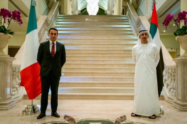 Foreign Minister of the United Arab Emirates Sheikh Abdullah bin Zayed Al Nahyan on Monday held talks here with his Italian counterpart Luigi Di Mai as part of the fourth strategic dialogue between the two countries. — WAM photos